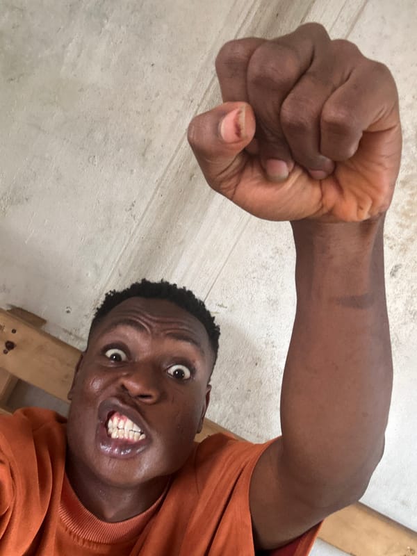 Playful close-up selfie session in Ikorodu, Nigeria