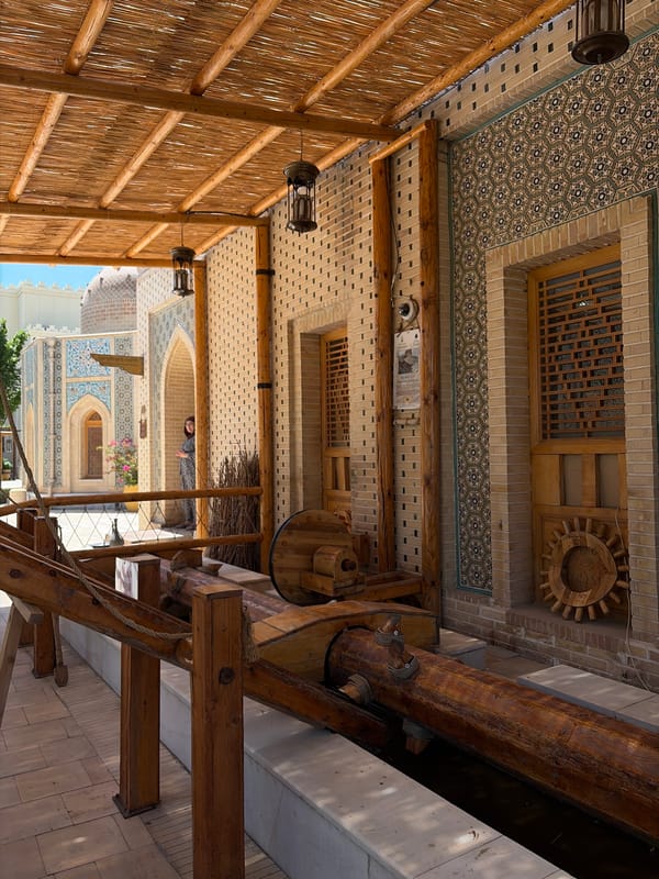 Traditional architecture and waterways documented in Kuchtumgali, Uzbekistan