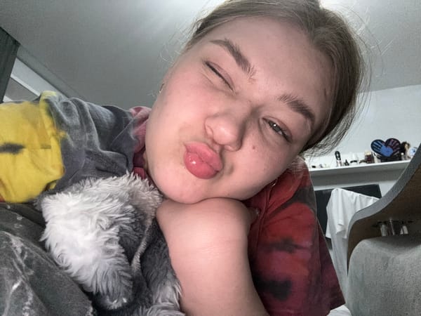 Young person takes tilted selfie in Chaikovsky, Russia