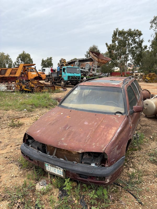 Industrial salvage operations documented in Gura Top, Nigeria