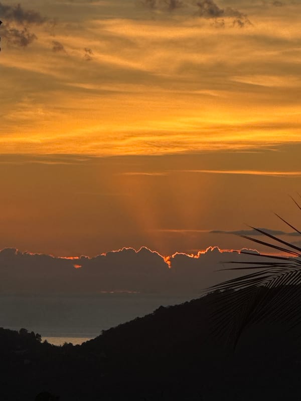 Sunsets, street food, and palm squirrels in Ban Tai