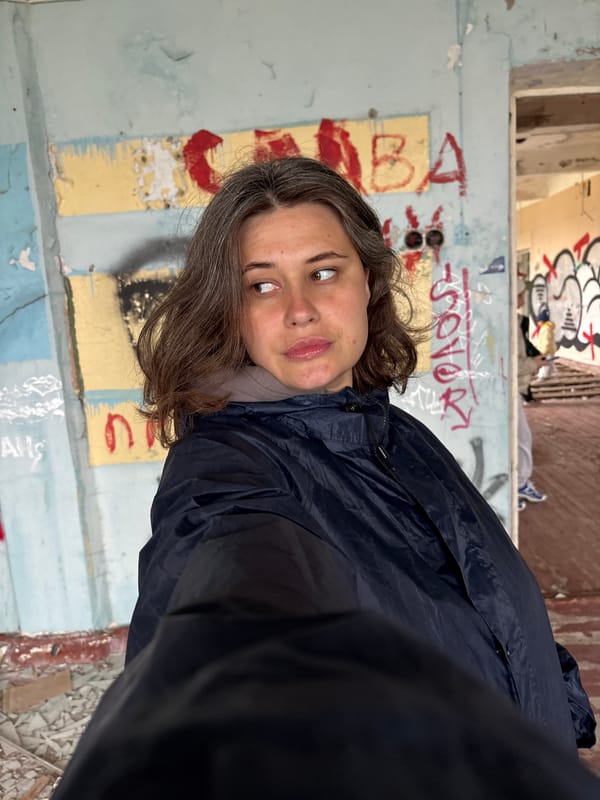 Exploring Teriberka's ruins, murals, and muddy streets