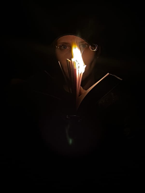 Chaikovsky resident documents quiet evening, book burning ritual