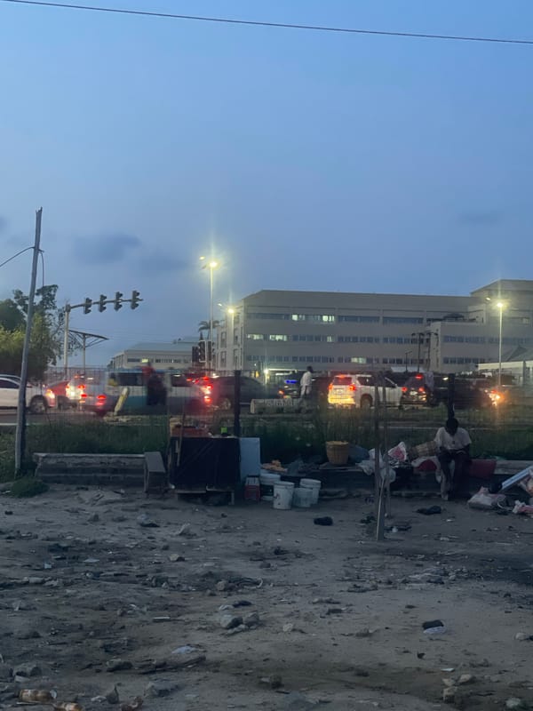 Evening street scenes documented in Igboefon, Nigeria