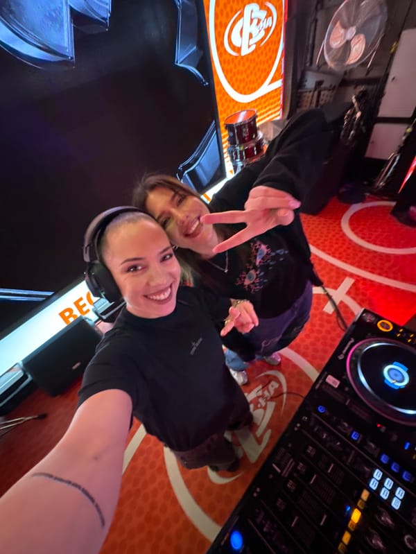 Female DJ performs at Moscow nightclub event