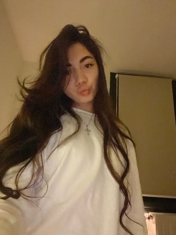 Quick selfie session in a dimly lit room in Chotěšov