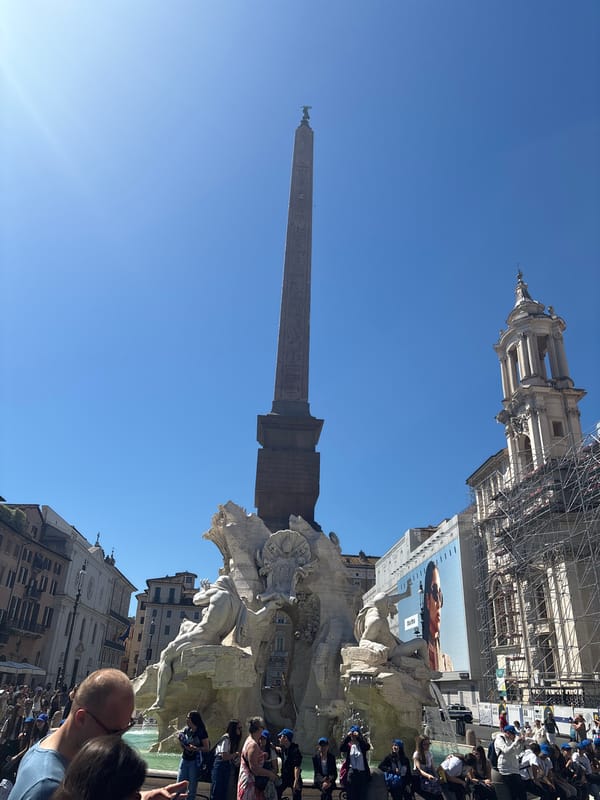 Morning scenes captured across Rome's historic center