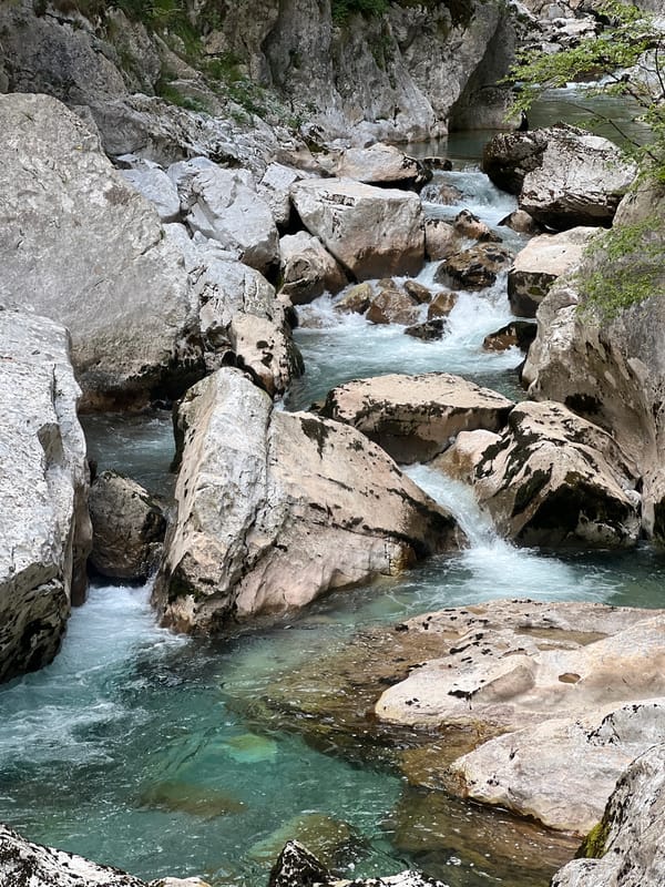 Hiker documents Montenegro canyon streams and waterfalls during afternoon trek