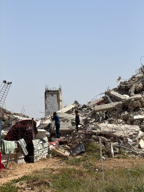 Destruction and debris documented in Khan Yunis