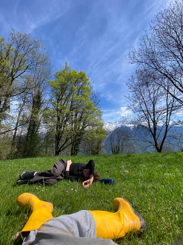 Two people spotted outdoors in Saint-Georges-d'Hurtières on sunny day