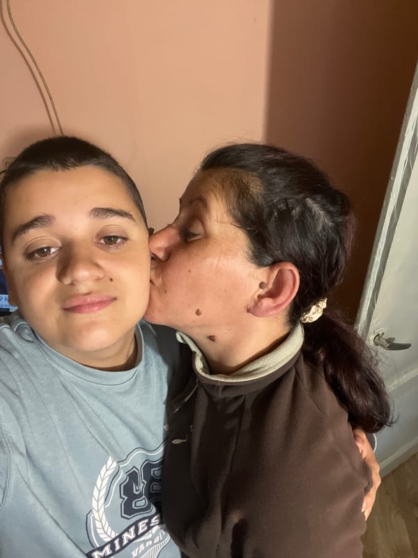 Young person shares daily social media goals, intimate moments