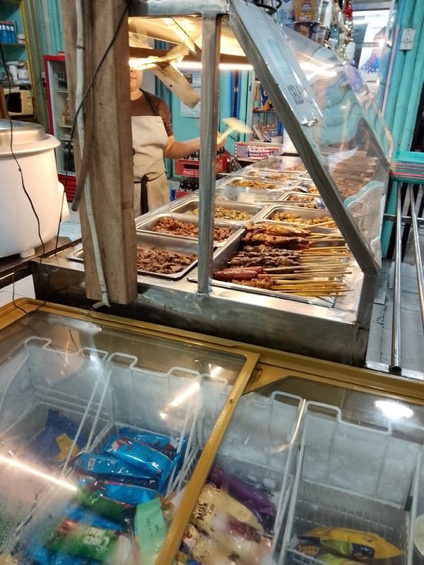Nighttime street scenes captured across commercial Davao City districts