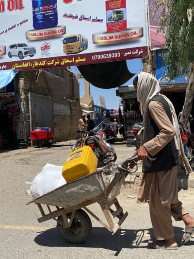 Morning street scenes captured in Kandahar, Afghanistan