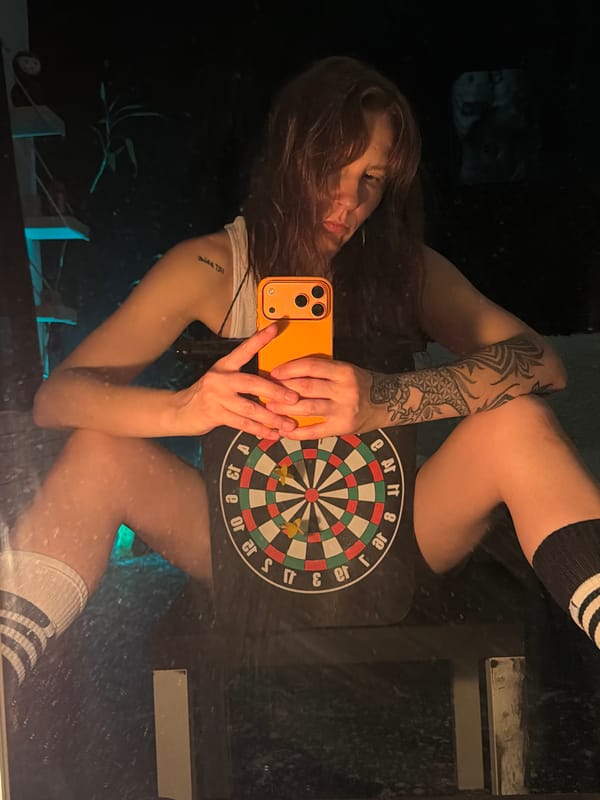 Quiet moment with a phone and dartboard in Moscow