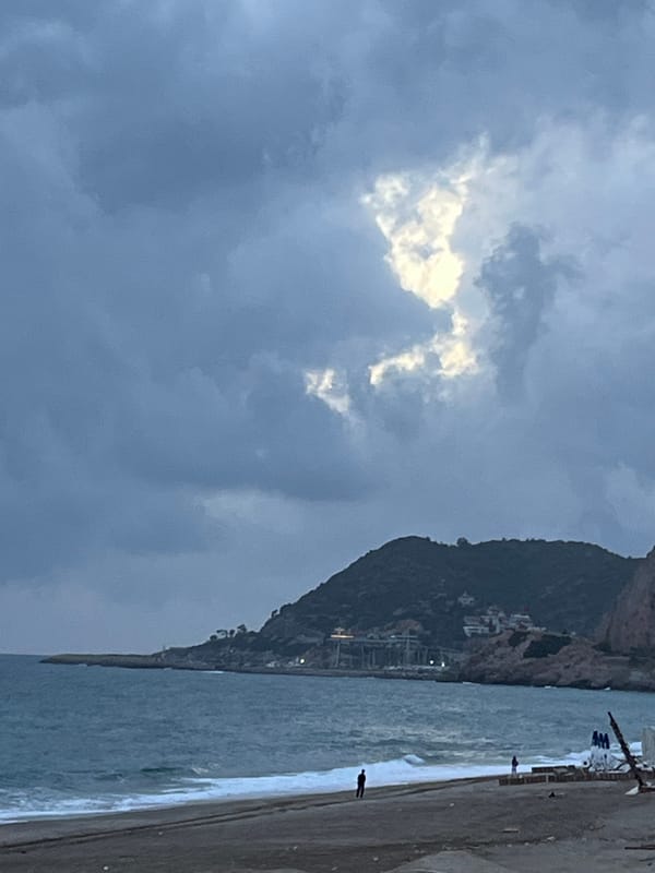 Cloudy afternoon scenes captured across Alanya's Mediterranean coastline