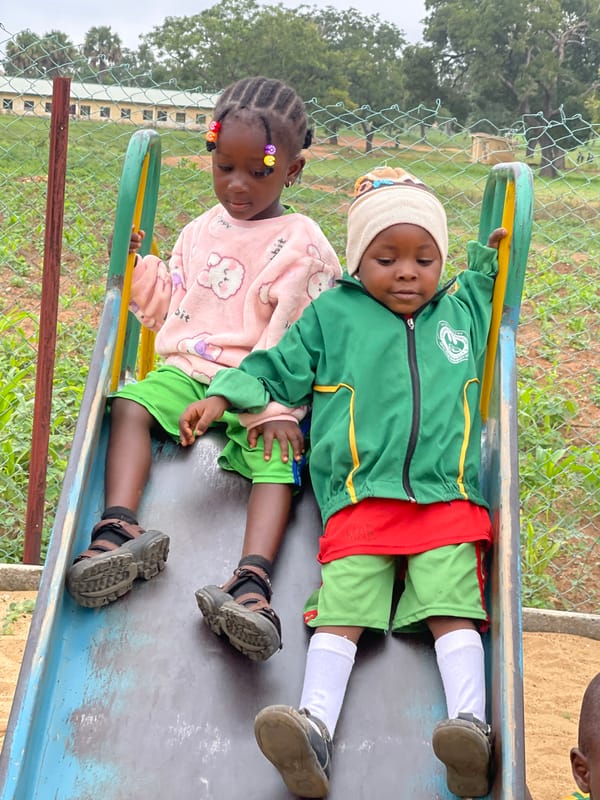 Morning playground activities observed in Akwanga, Nigeria