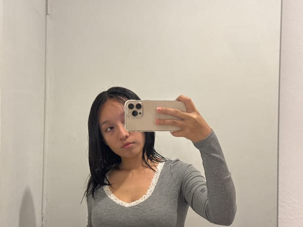 Woman takes late-night selfie in Puebla, Mexico