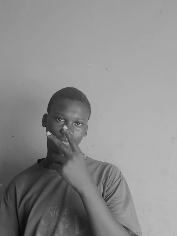 Black and white portrait session in Nsugpe, Nigeria