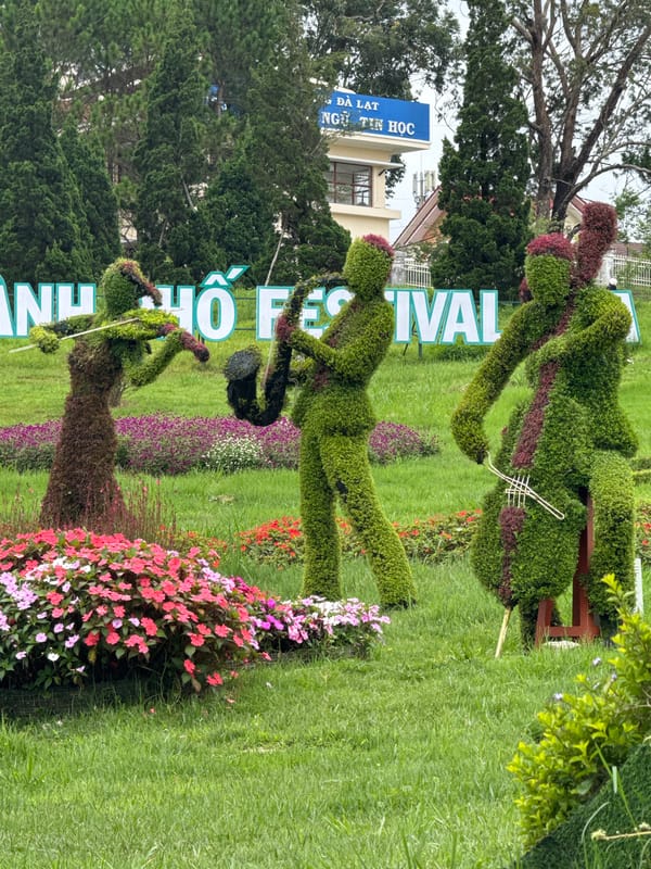 Morning scenes captured across Da Lat tourist attractions and streets