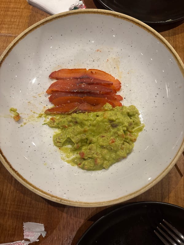 Multi-course dinner documented at Rio de Janeiro restaurant
