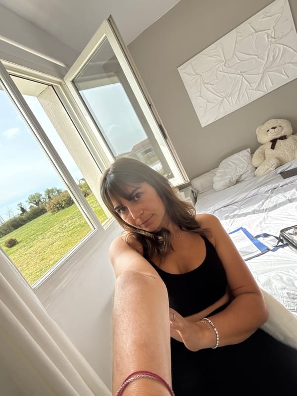 Woman's morning routine captured in rural French home