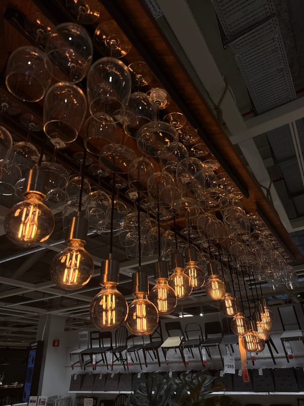 Inside a Netanya home goods showroom, tableware and decor on display