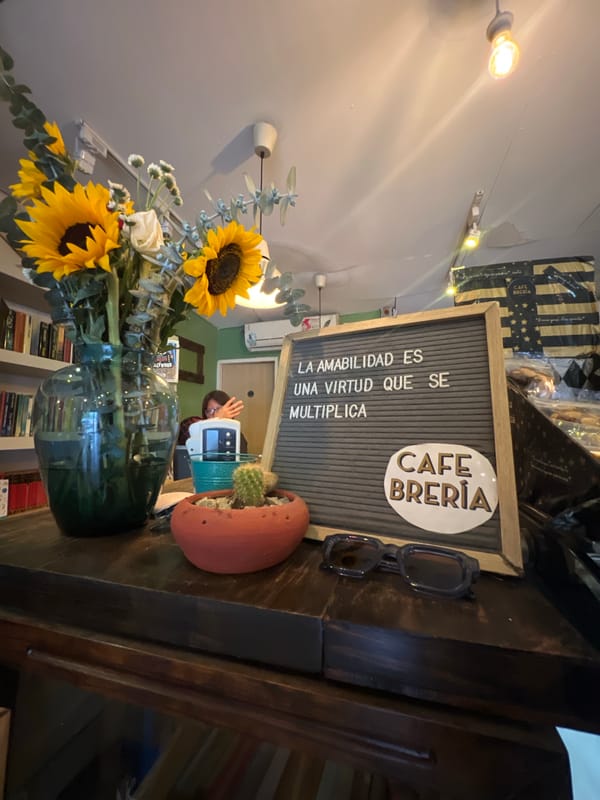 Inside a bookish, pop-culture-themed café in Maracay