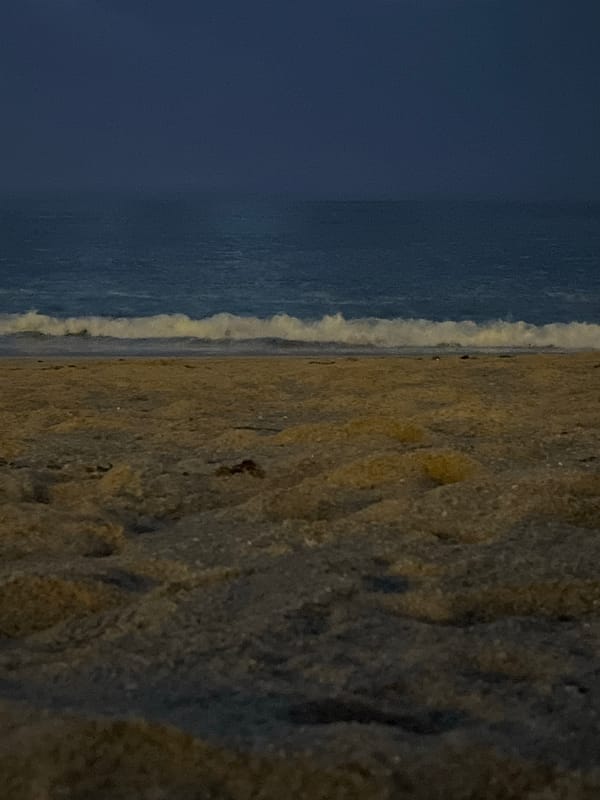 Atlantic waves observed along A Coruña beach shoreline