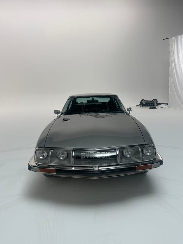 Vintage Citroën SM photographed in London studio session