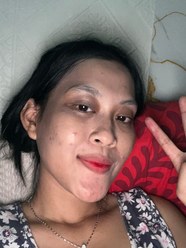 Lazy afternoon playtime and selfies at home in Pati