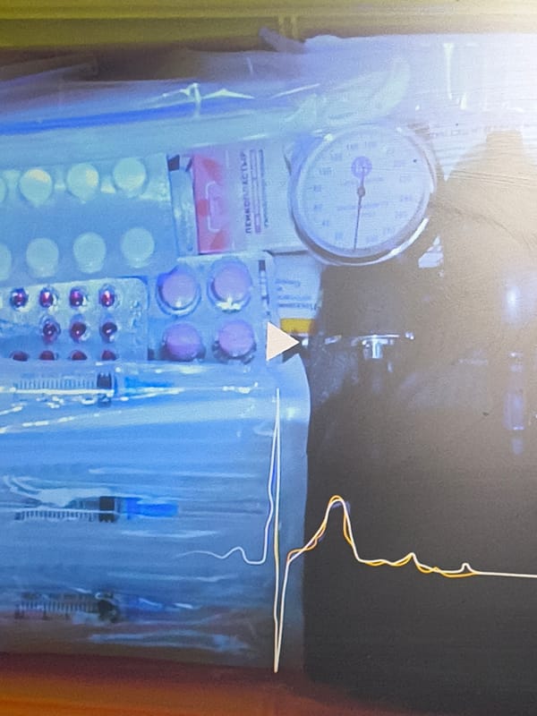 Medical kit and video game documented in Kubrat, Bulgaria
