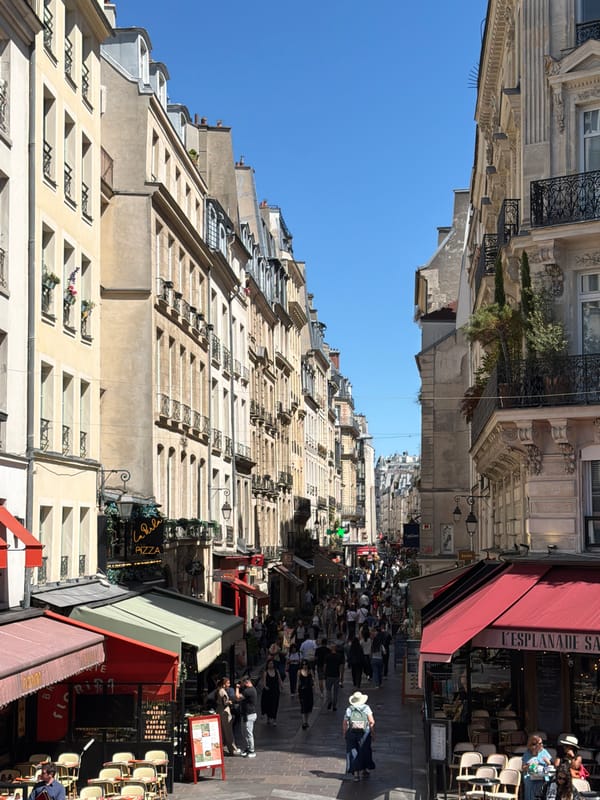Morning scenes around Saint-Eustache Church captured in central Paris