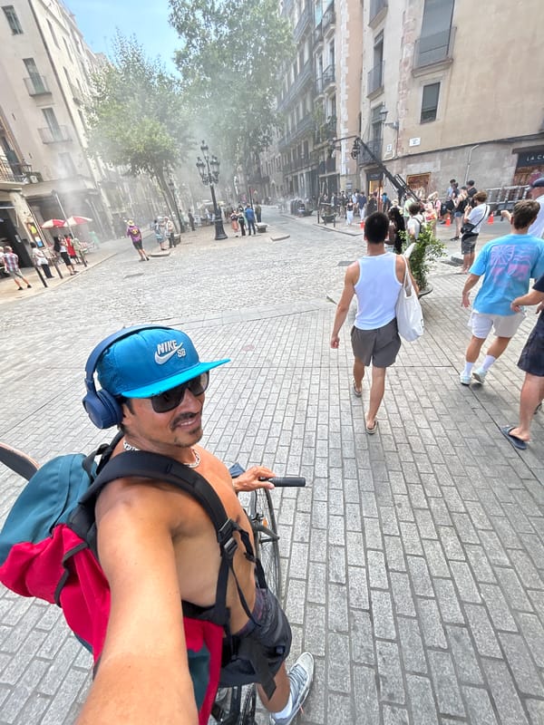 Period film shoot takes over Barcelona's Gothic Quarter streets