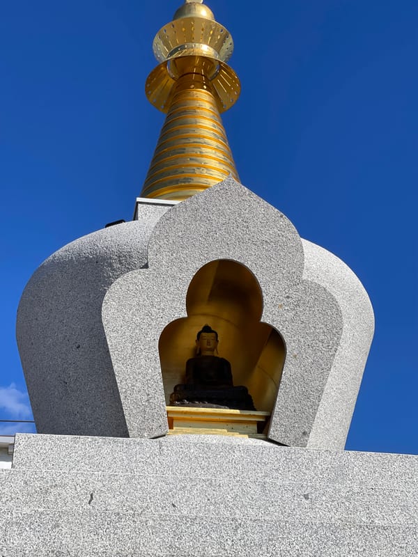Buddhist temple architecture documented in Krasnoyarsk, Russia