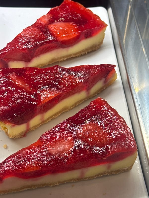 Food items photographed during afternoon in Lipomo, Italy