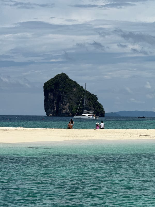 Island hopping boat tour around Ao Nang's tropical waters