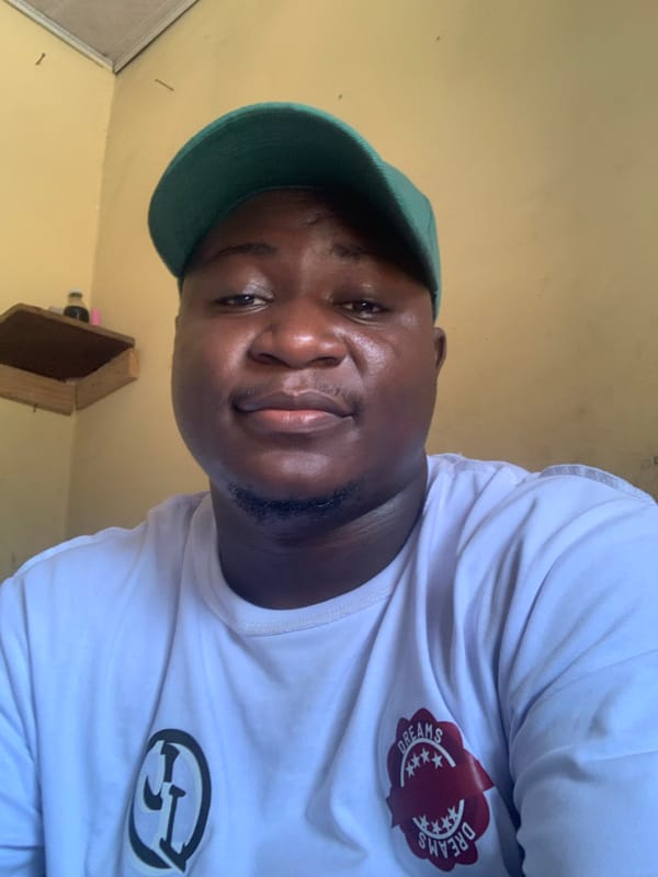 Man photographed in multiple portraits in Akwanga, Nigeria