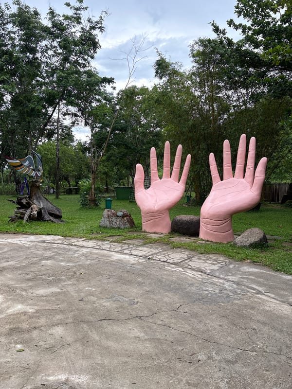 Tourist captures sculptural garden park in Khanh Vinh, Vietnam