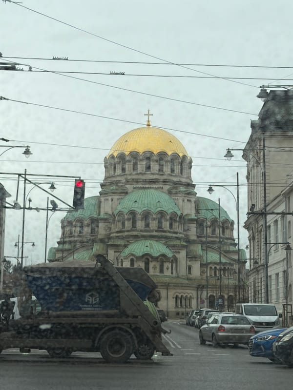 Afternoon scenes across Sofia parks, cafés and landmarks