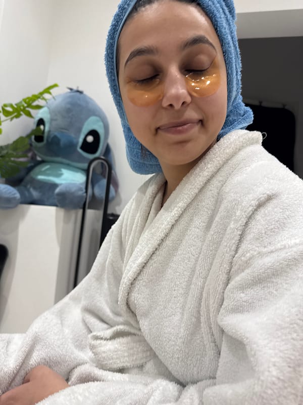 Personal self-care moment captured in Mönchengladbach