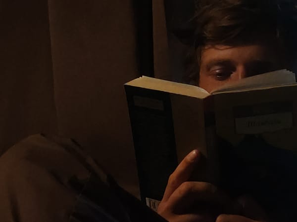 Moscow resident's quiet morning: reading, guitar, meditation captured