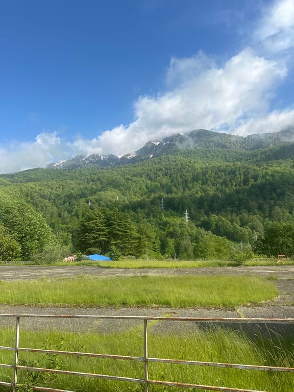 Mountain landscape documented in Krasnaya Polyana amid clouds