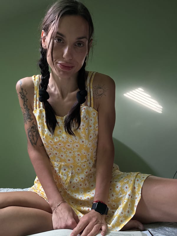 Woman documented in different outfits during morning hours in Pleven