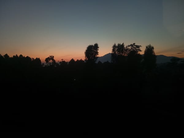 Dusk landscape captured by witnesses in Lassan Pakistan