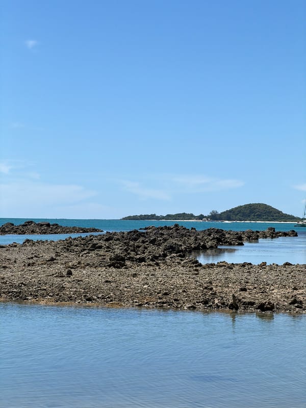 Lazy afternoon at a quiet beach hangout in Baan Thong Krut