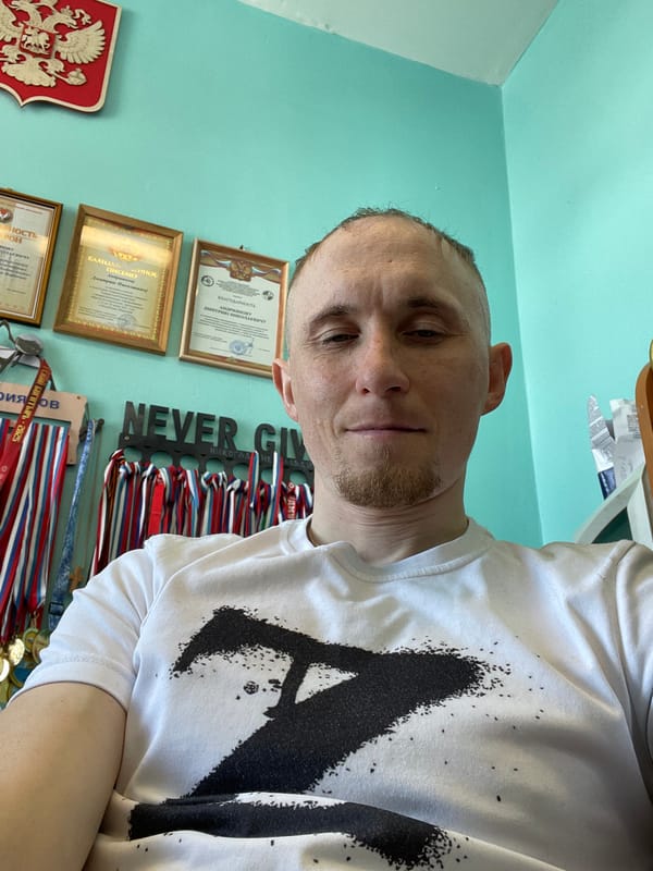 Russian patriotic display captured in Sarapul home setting