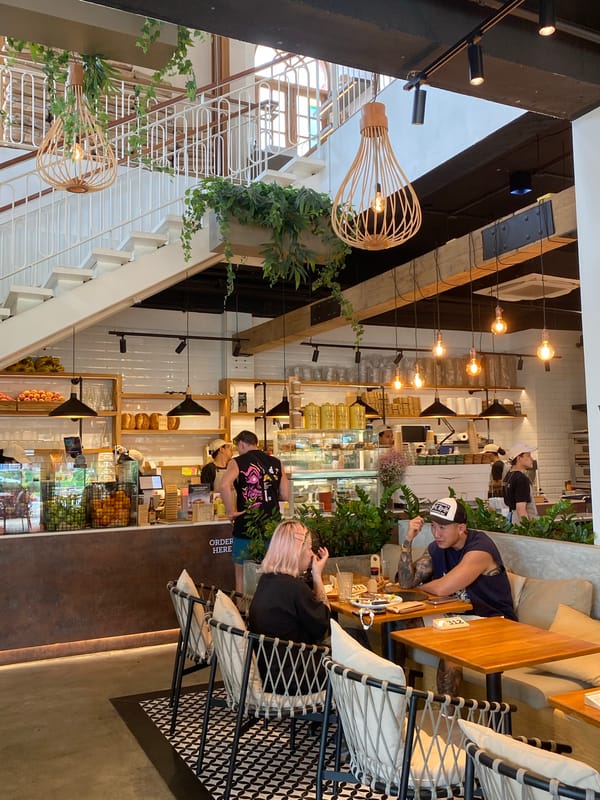Restaurant and cafe district documented in Si Sunthon, Thailand