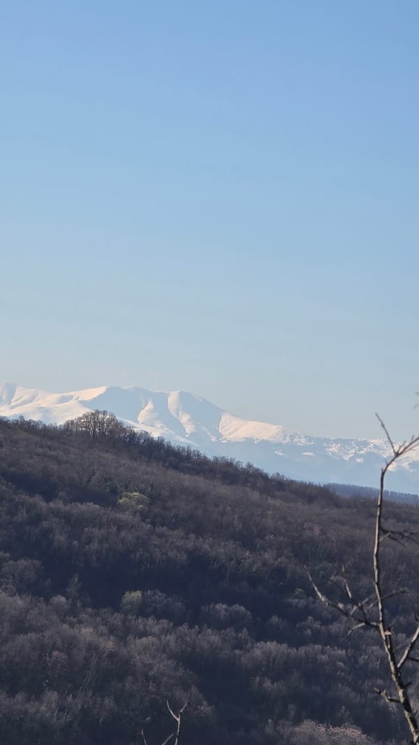 Early morning landscape photographed in Izvorche, Bulgaria
