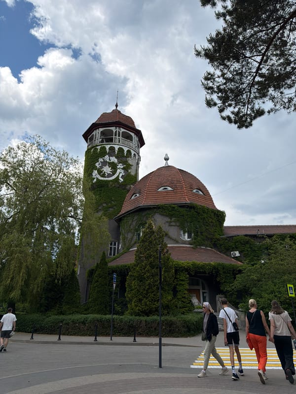 Svetlogorsk landmarks and marble sculptures documented by witness