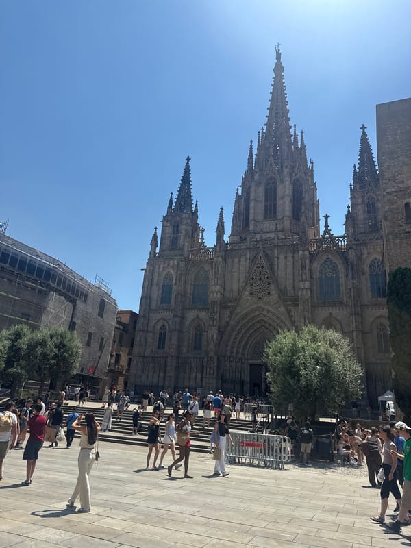 Barcelona Cathedral explored from every angle on a sunny afternoon
